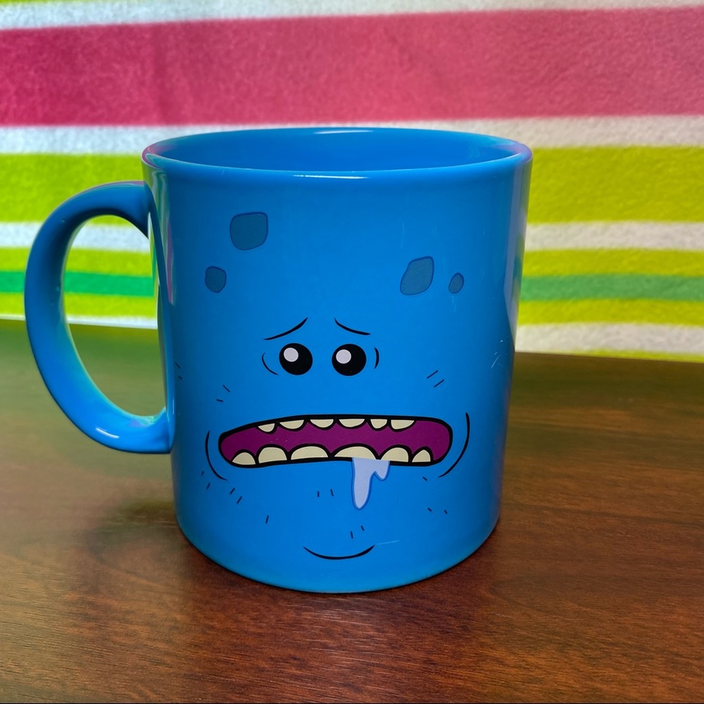 SOLD Rick And Morty Blue Coffee Ceramic Mug - Official Adult Swim Large Mug - Picture 1 of 9